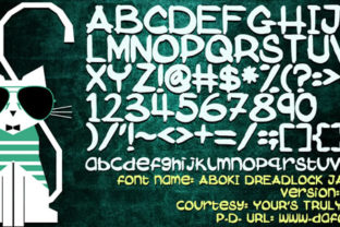 Aboki Dreadlock Jam Suya Font for Bold Web Design