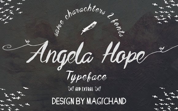 Angela Hope: A Versatile Script Font for Engaging Visuals