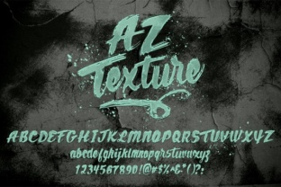 AZ Texture: A Brushed Handwritten Script Font for Web Design