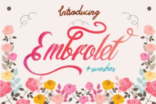 Embrolet: A Script Amp Font for Elegant Branding