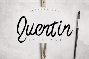 Enhance Your Brand with Quentin: A Smooth Hand-Brushed Font
