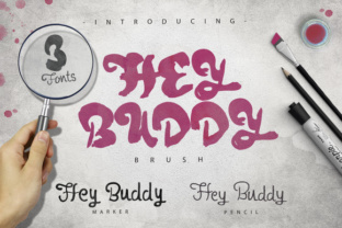 Hey Buddy: A Stylish Font for Polished Business Branding