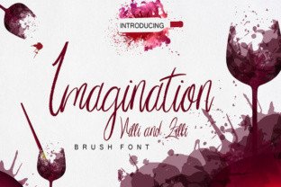 Imagination: A Brush Font for Creative Editorial Design
