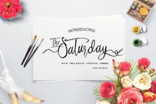 Introducing Saturday: A Playful Script Font for Creative Branding