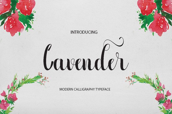 Lavender Font: A Tidy Script for Web Design
