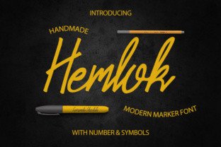 Transform Your Brand with Hemlok: A Modern Marker Font