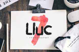 Transform Your Brand with Lluc: A Grungy, Vintage Font