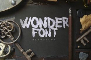 Wonder Font: Handbrushed Charm for Makers