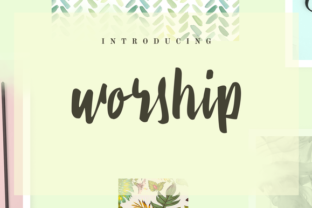 Worship Font: Fresh Script Typography for Digital Campaigns