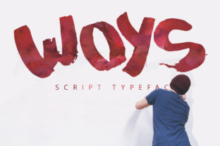 Woys Font Review: Watercolor Type for Editorial Design